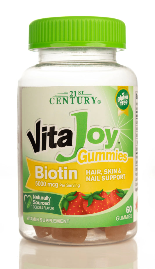 21 Century Vitajoy Biotin 5000 Mcg 60 Gummies