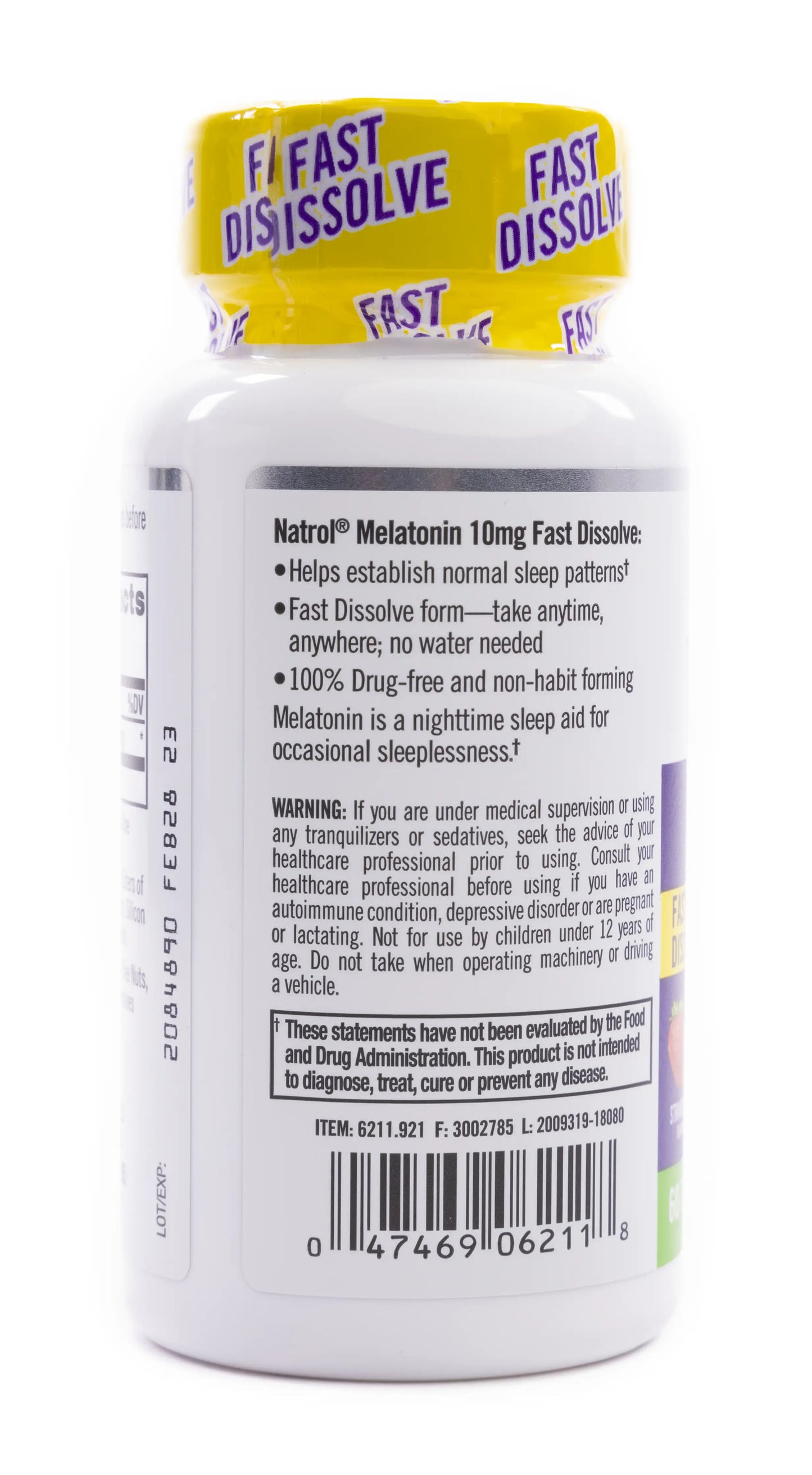 Natrol Melatonin Sleep 10 mg  60 Fast Dissolve Tabets [Strawberry]