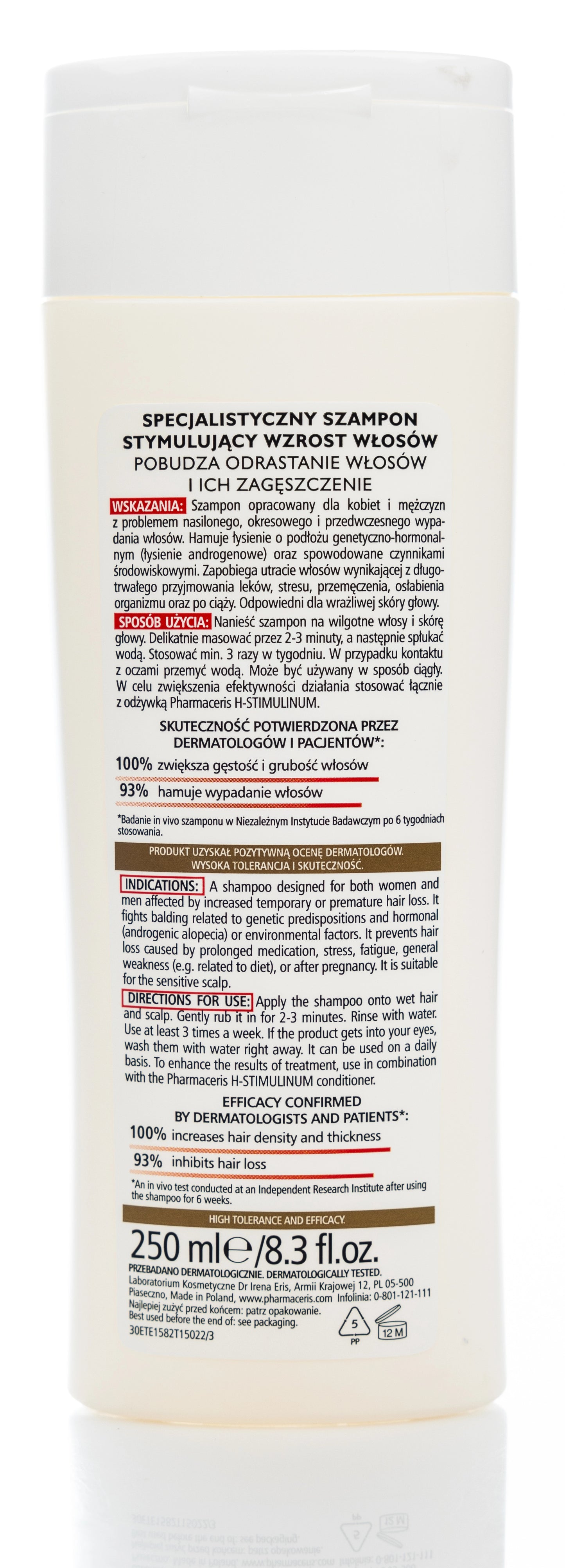 Pharmaceris H H-Stimupurin Hair Growth Stimulating Shampoo 250 Ml