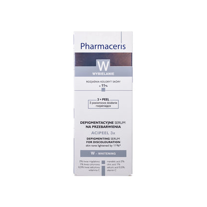Pharmaceris W Acipeel 3x Depigmenting Serum for Discoloration 30 Ml