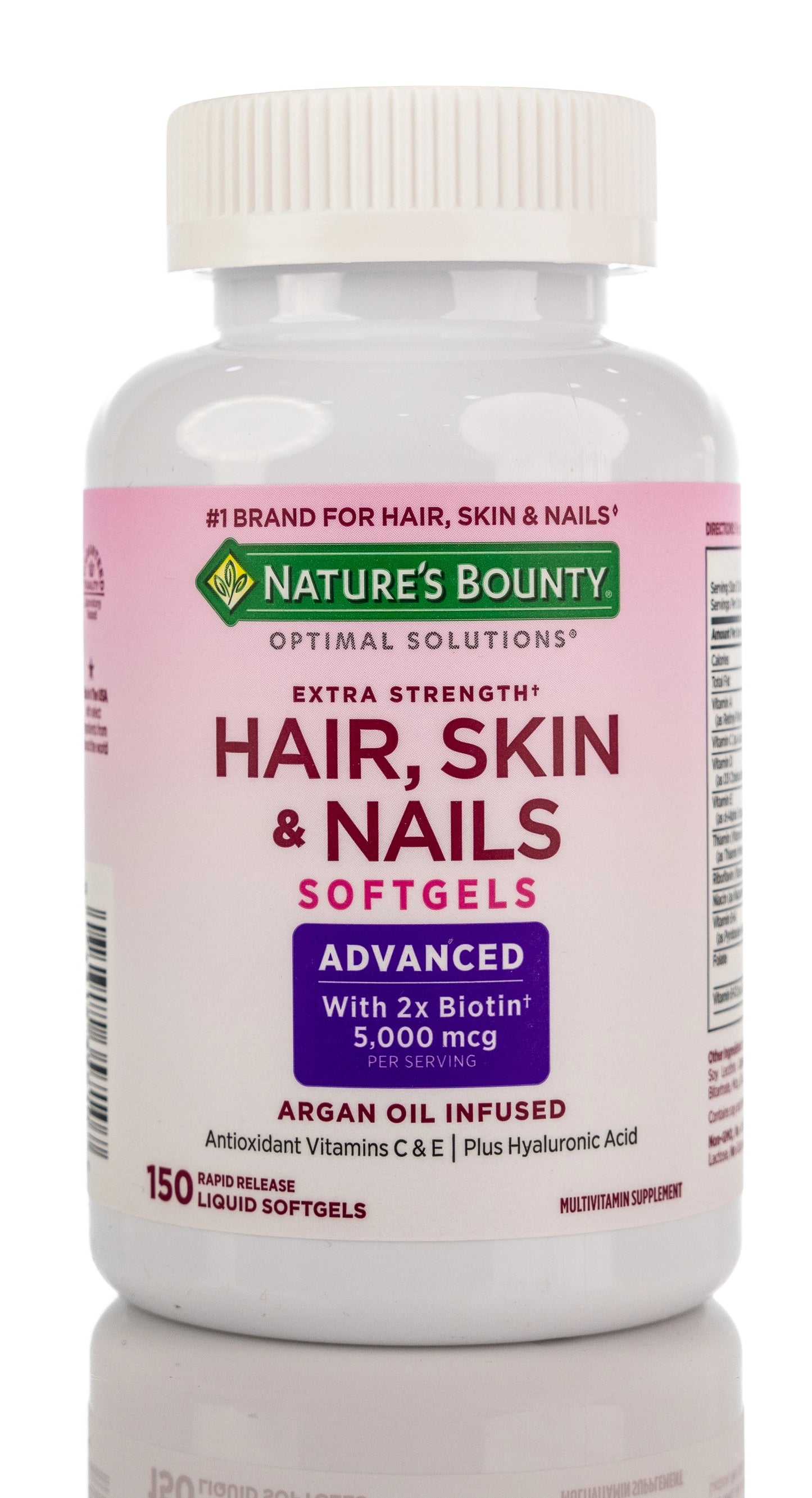Nature's Bounty Extra Strength Hair Skin & Nails Health & Beauty 150 Softgels