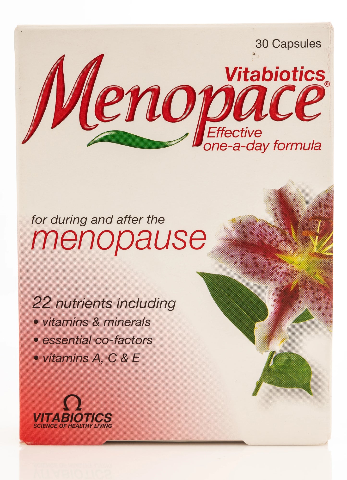 Vitabiotics Menopace 30 Capsules