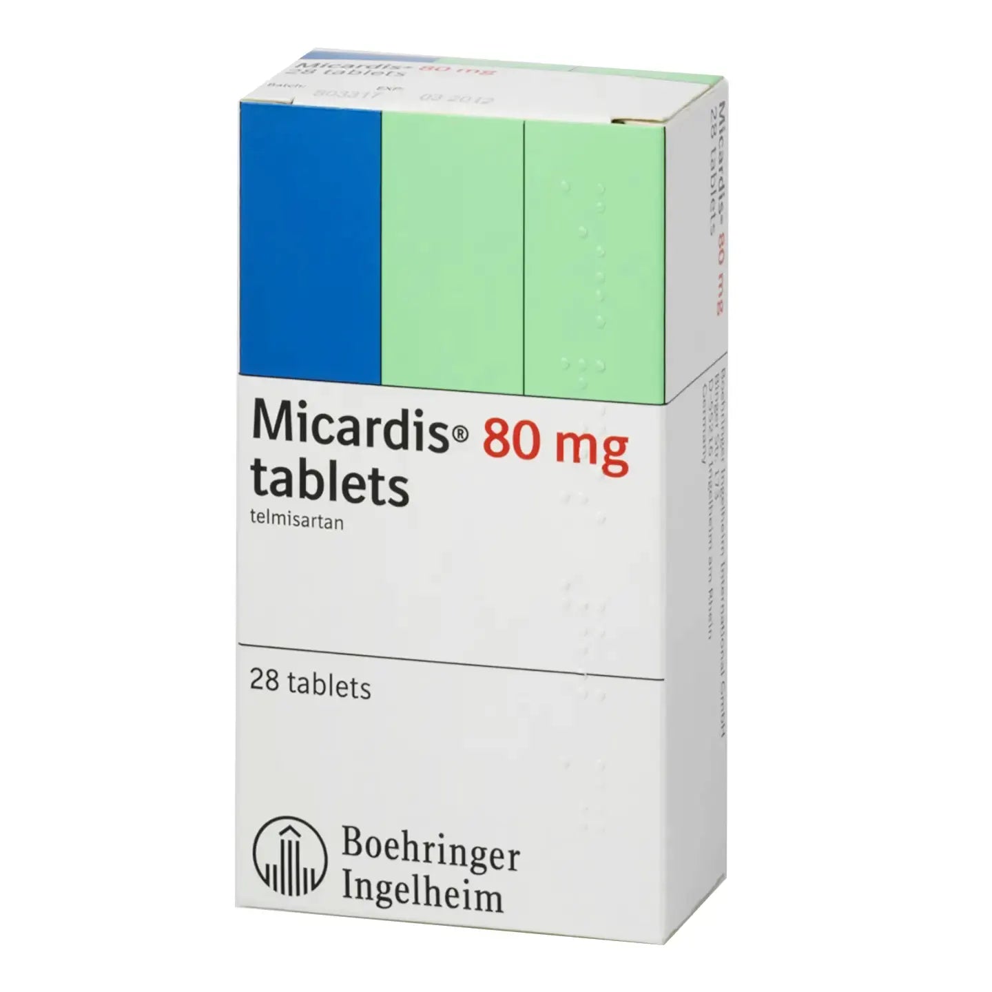 Micardis 80Mg 28 Tablets