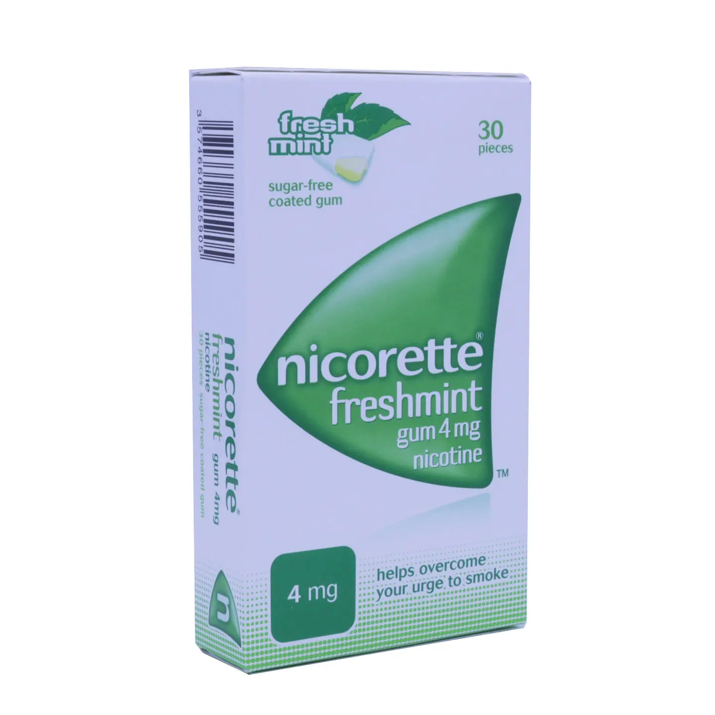 Nicorette Gum 4Mg Fresh Mint 30 Pieces