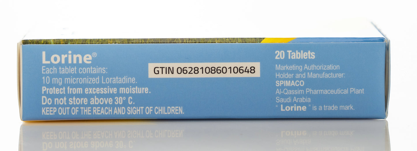 Lorine 10Mg 20 Tablets