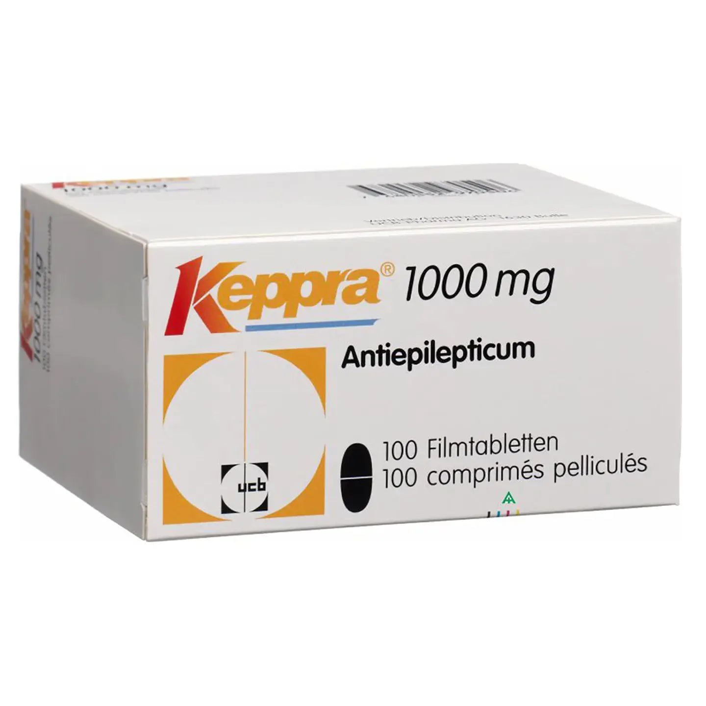 Keppra 1000Mg 100 Tablets