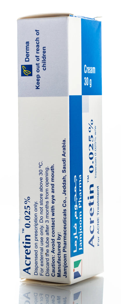 Acretin 0.025% Cream 30Gm