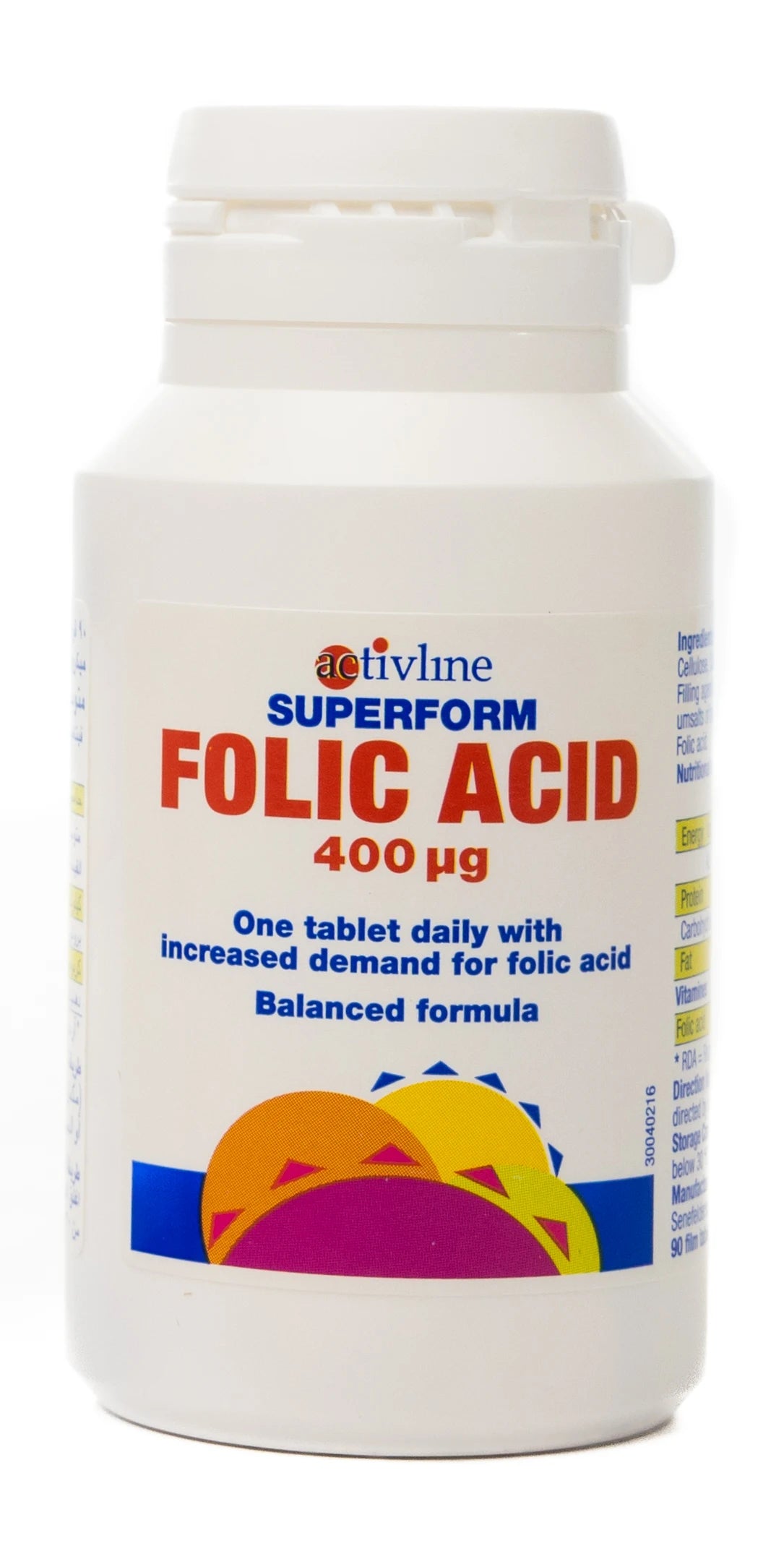 Activline Folic 400 Mcg 90 Tablet
