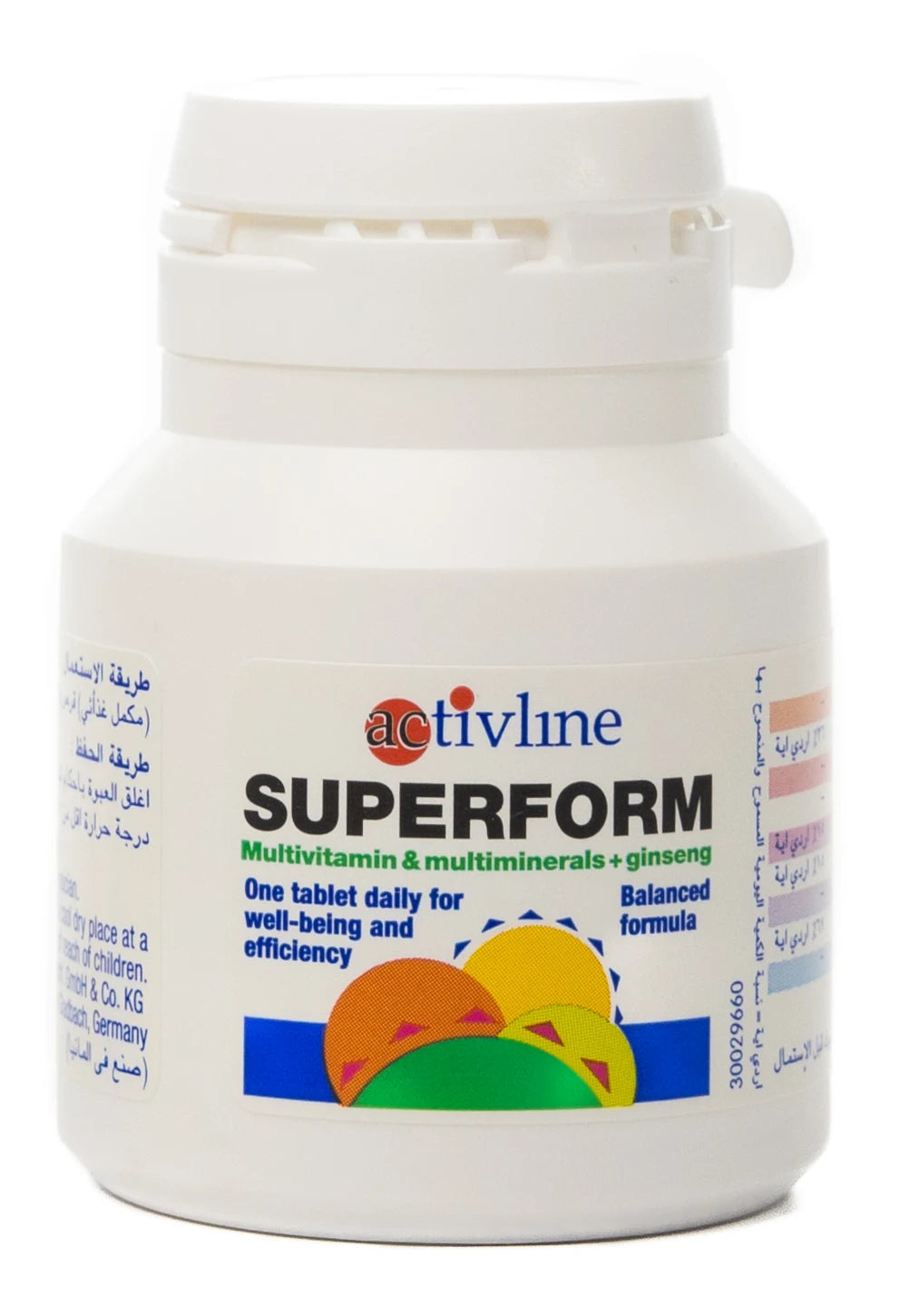 Activline Superform multivitamins&Minerals+Ginseng 30 Tablets