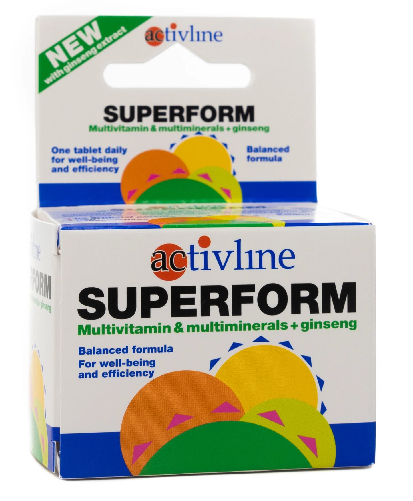 Activline Superform multivitamins&Minerals+Ginseng 30 Tablets