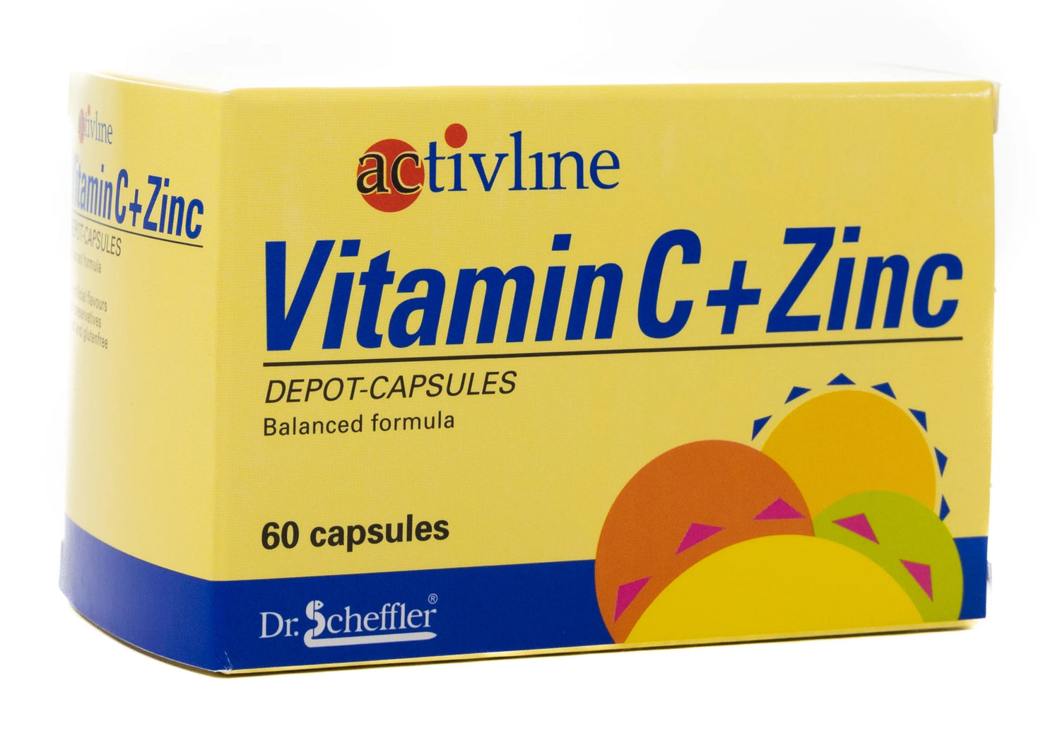 Activline Vitamin C + Zinc 60 Capsules