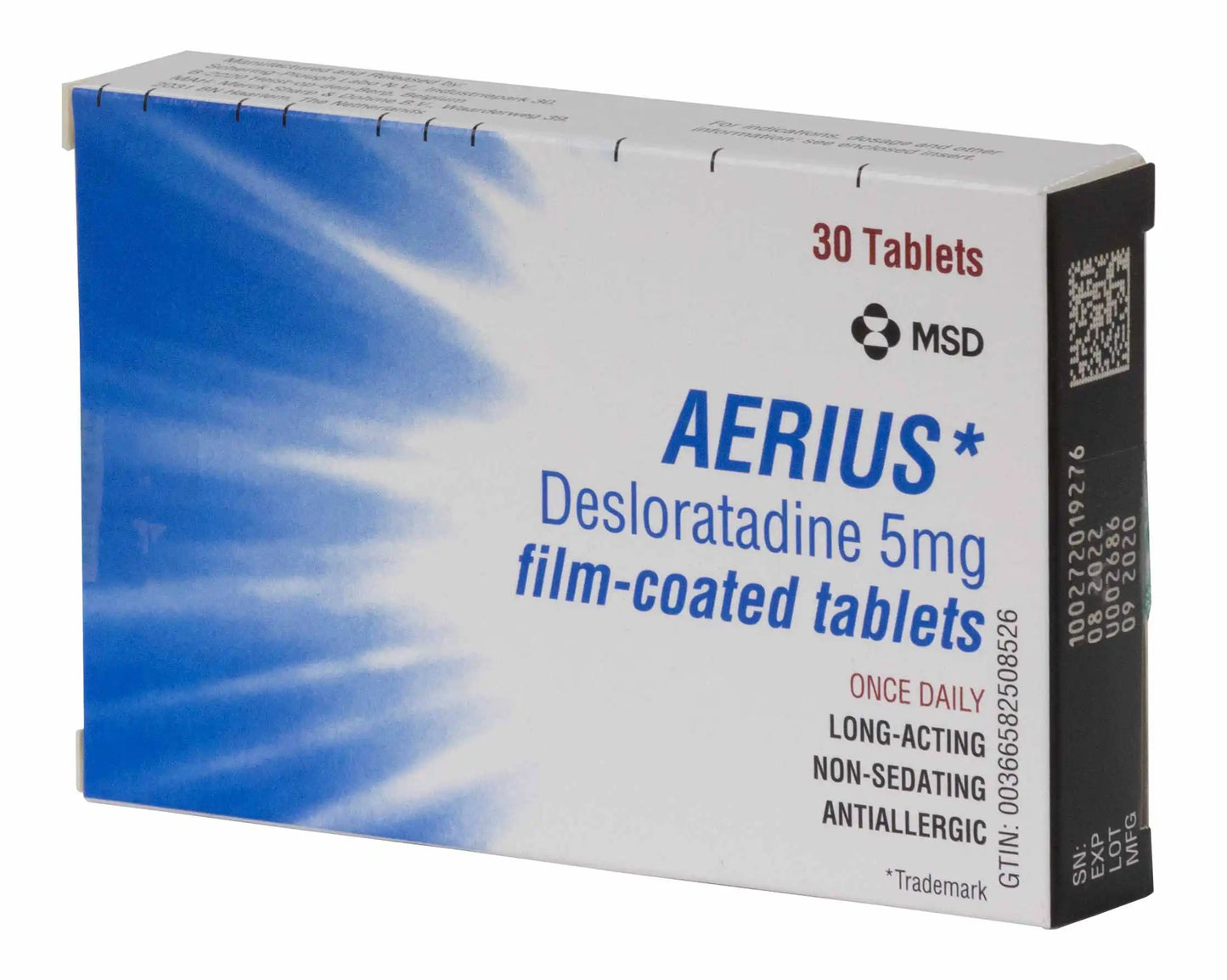 Aerius 5Mg 30 Tablets