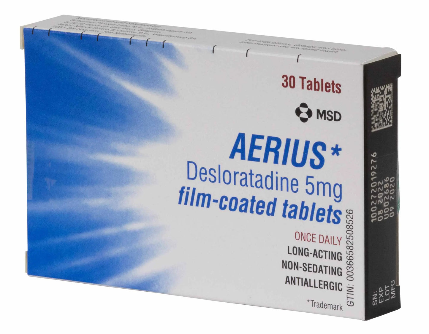 Aerius 5Mg 30 Tablets