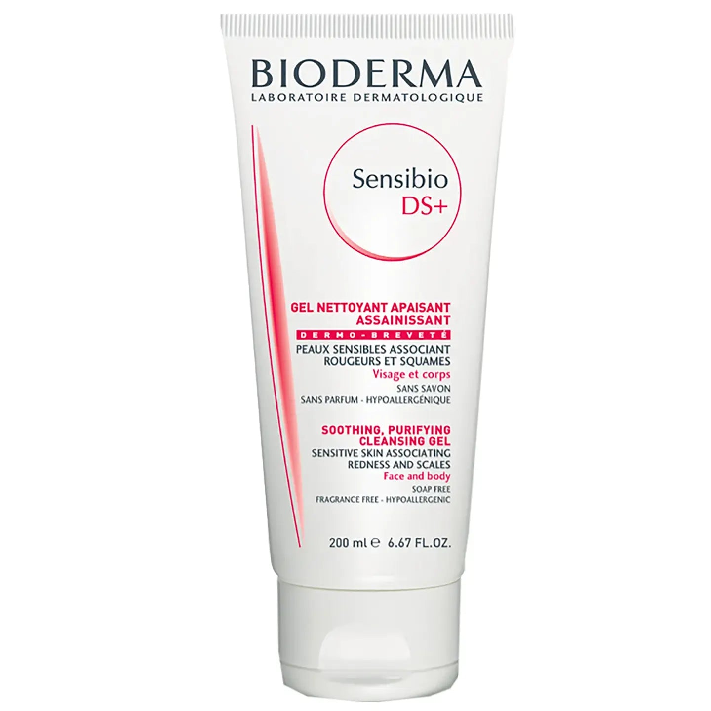Bioderma Sensibio DS+ Soothing Purifying Cleansing Gel 200 Ml