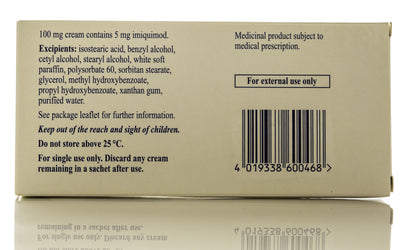 Aldara 5% Cream 250Mg 12 Sachets
