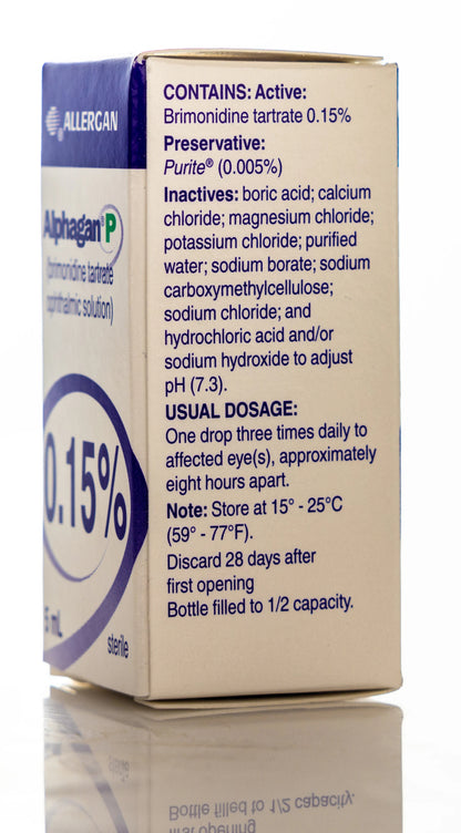 Alphagan P 0.15% Eye Drops 5Ml