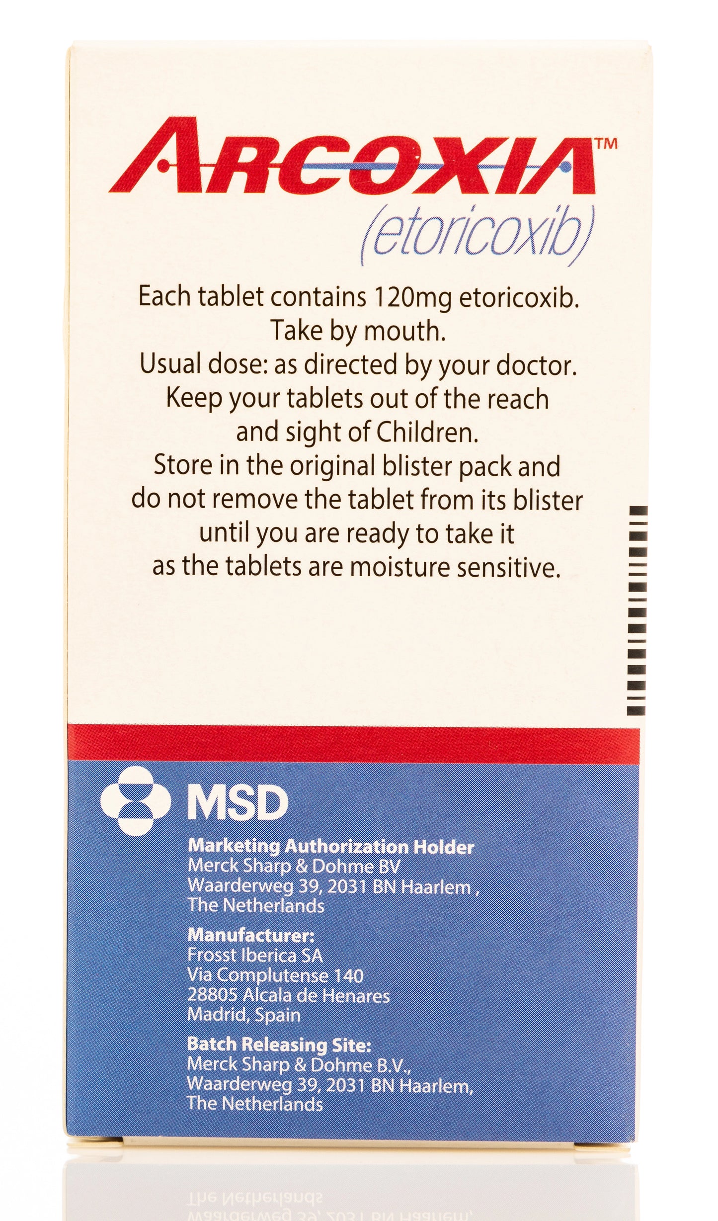 Arcoxia 120Mg 7 Tablets