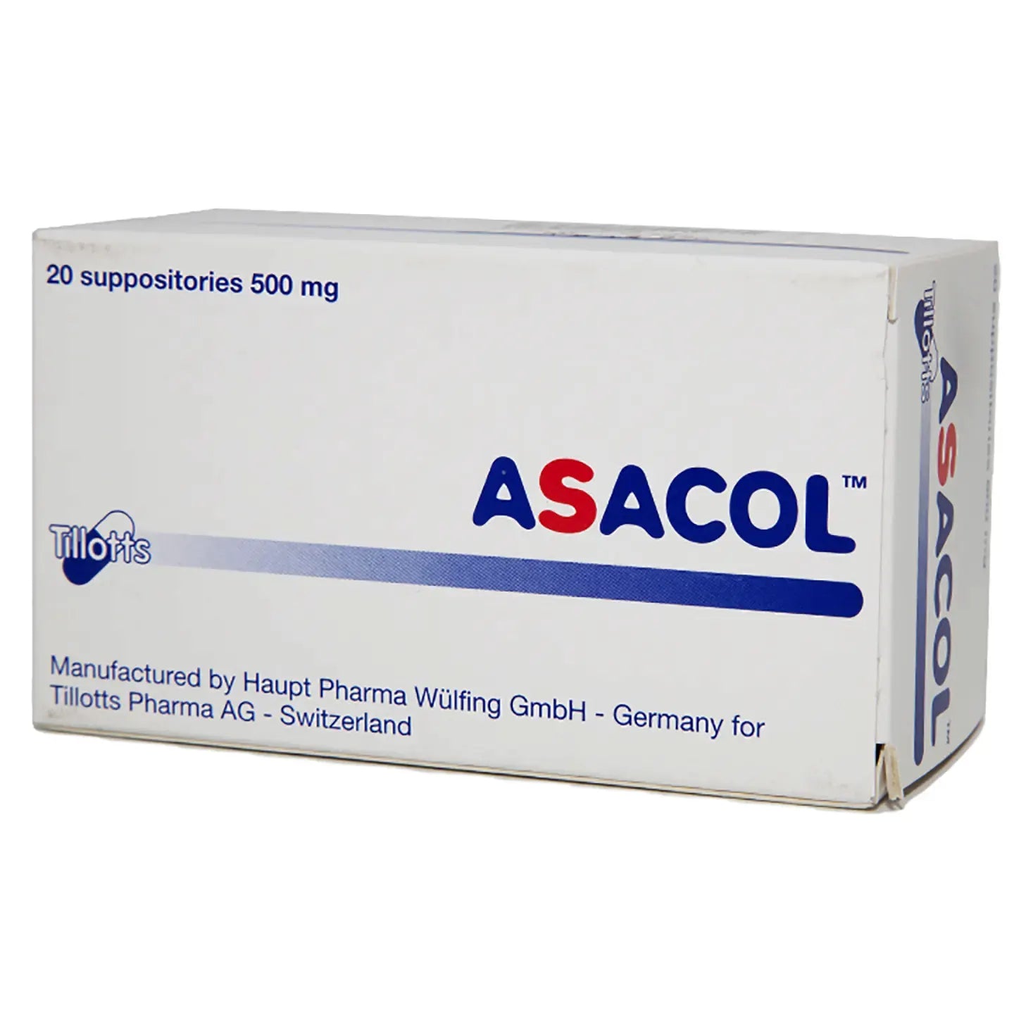 Asacol 500Mg 20 Suppository