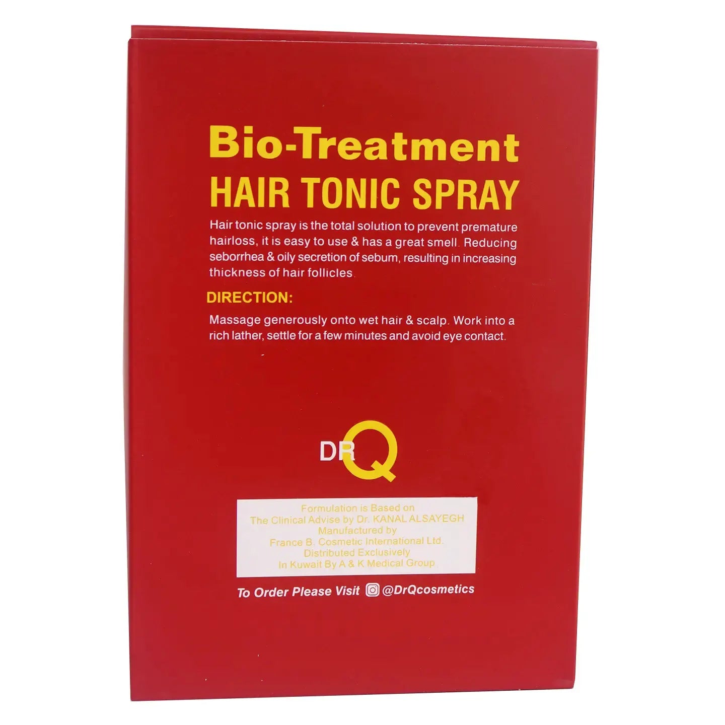 DR Q Bio-Treatment Hair Tonic Spray 80 Ml