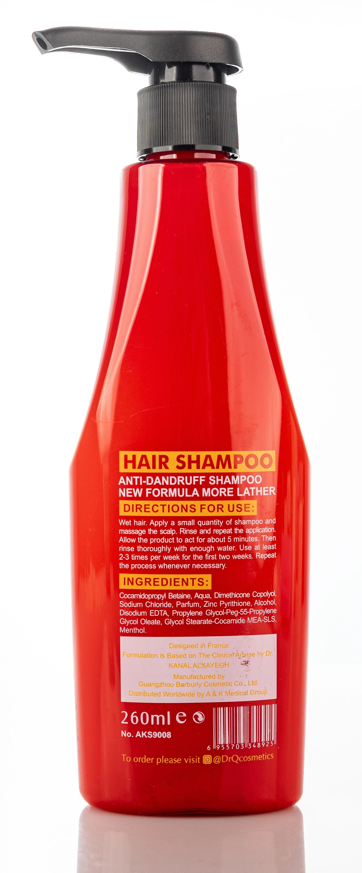 DR Q Hair Shampoo Anti-Dandruff Shampoo 260 Ml