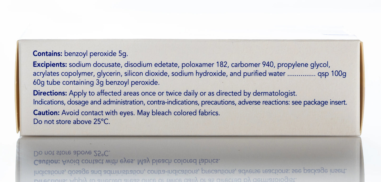 Benzac Ac 5% Gel 60Gm