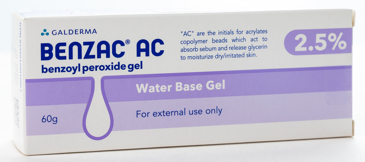 Benzac Ac Gel 2.5% 60Gm