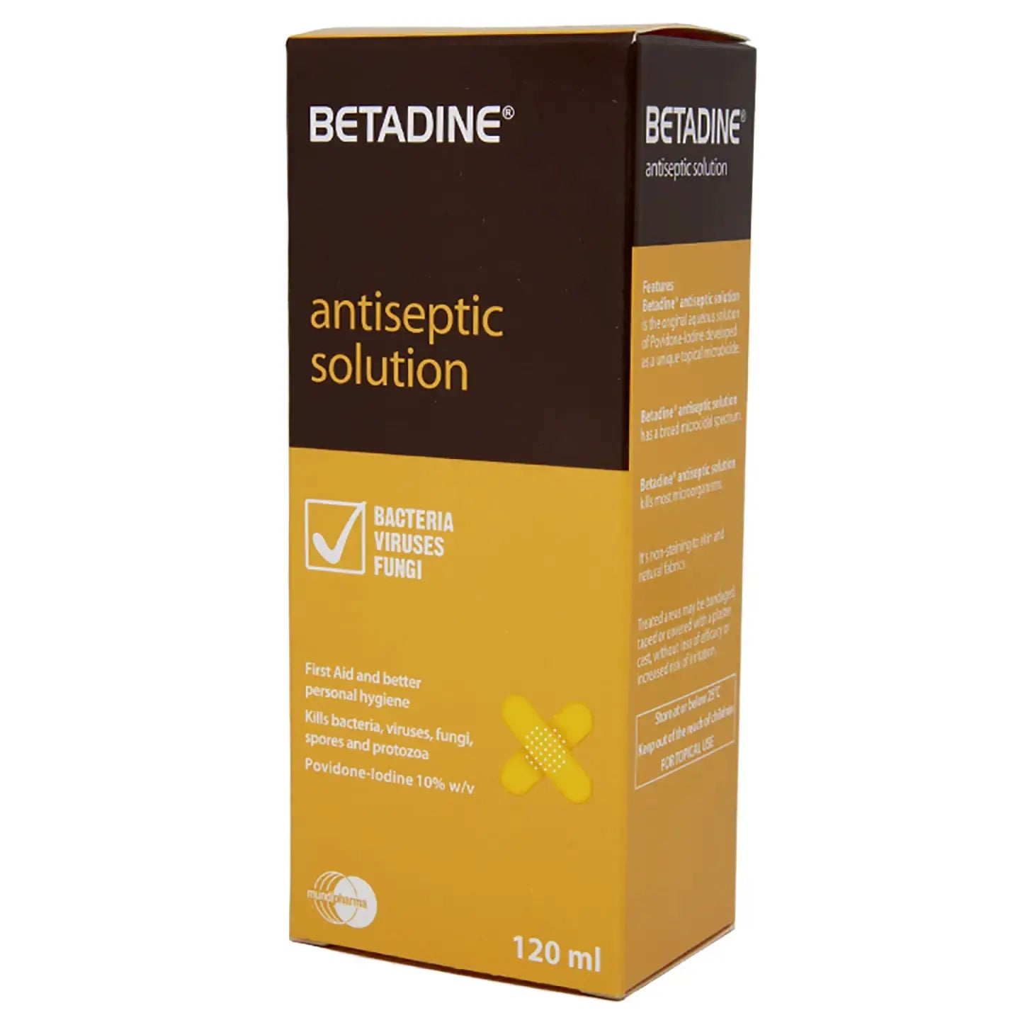 Betadine 10% Antiseptic Solution 120Ml
