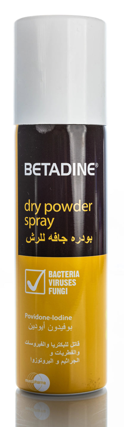Betadine 2.5% Dry Powder Spray 55 Gm
