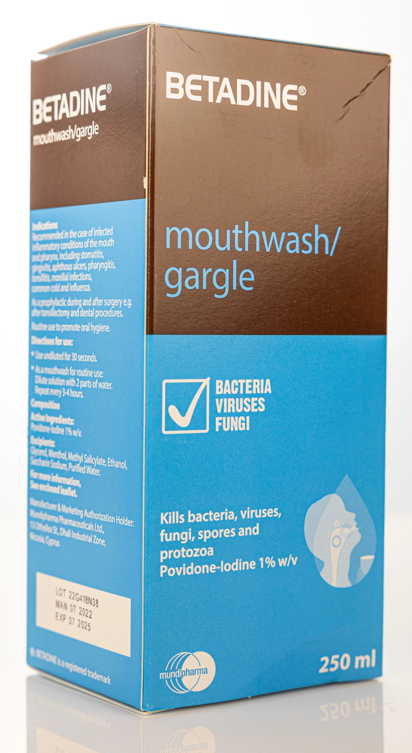 Betadine Mouth Wash 250Ml