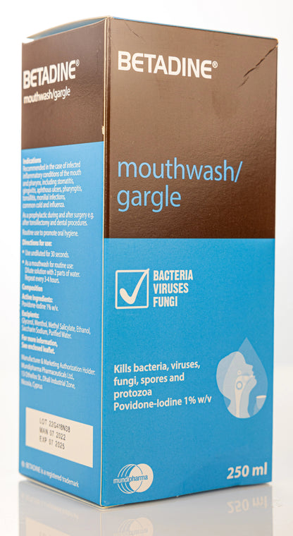 Betadine Mouth Wash 250Ml