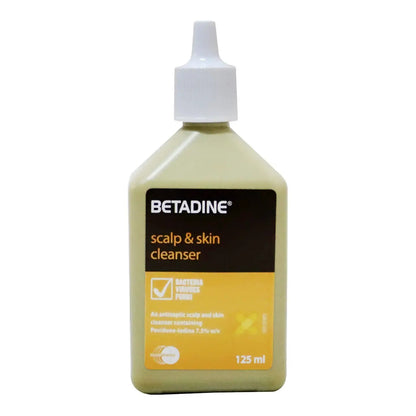 Betadine 7.5% Scalp & Skin Cleanser 125Ml