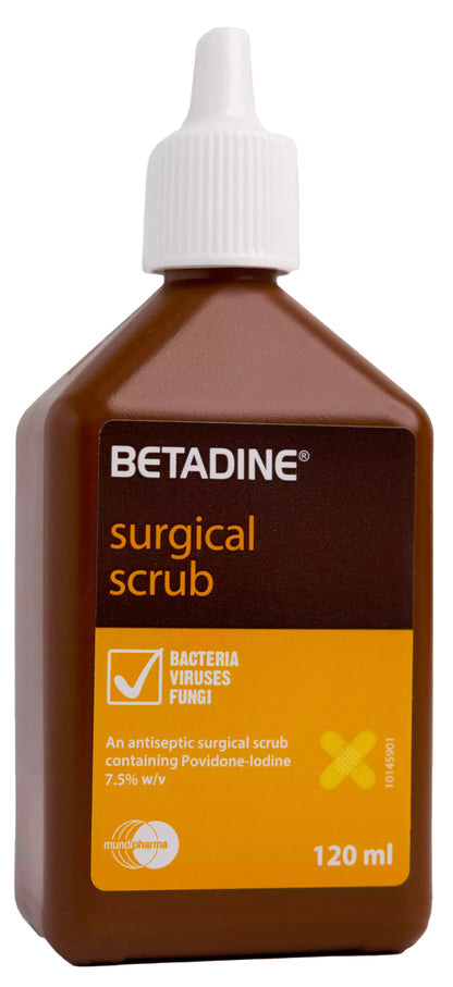 Betadine 7.5%  Surgical Scrub 120Ml
