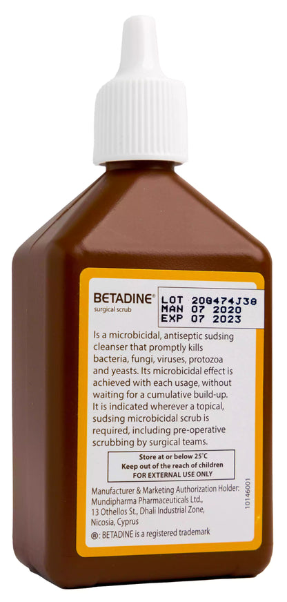 Betadine 7.5%  Surgical Scrub 120Ml