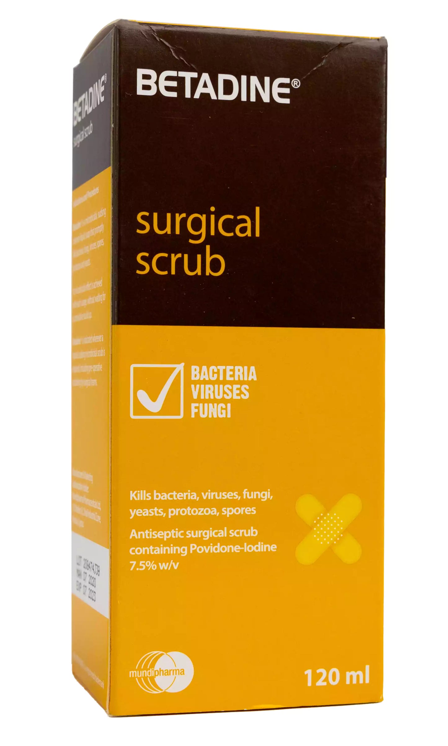 Betadine 7.5%  Surgical Scrub 120Ml