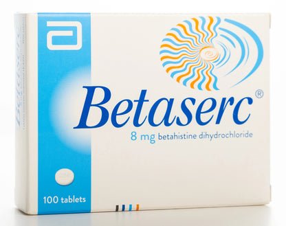 Betaserc 8Mg 100Tablets