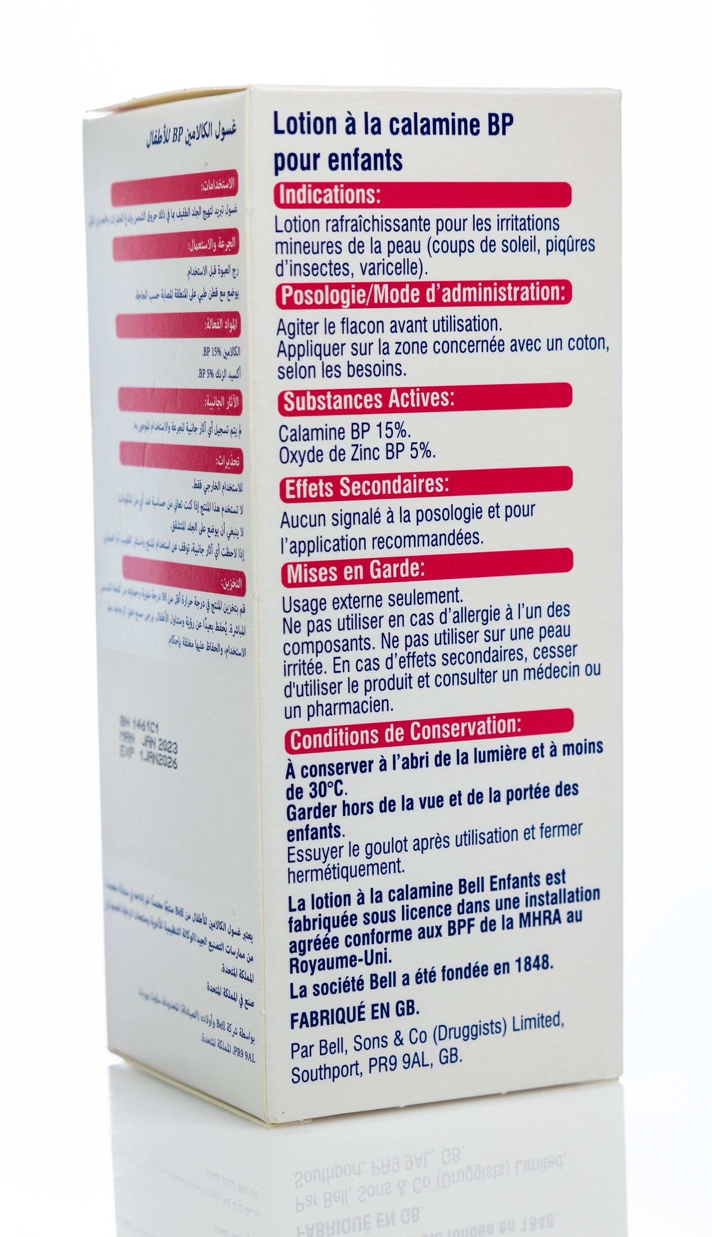 Bells Calamine Lotion [Children] 100Ml
