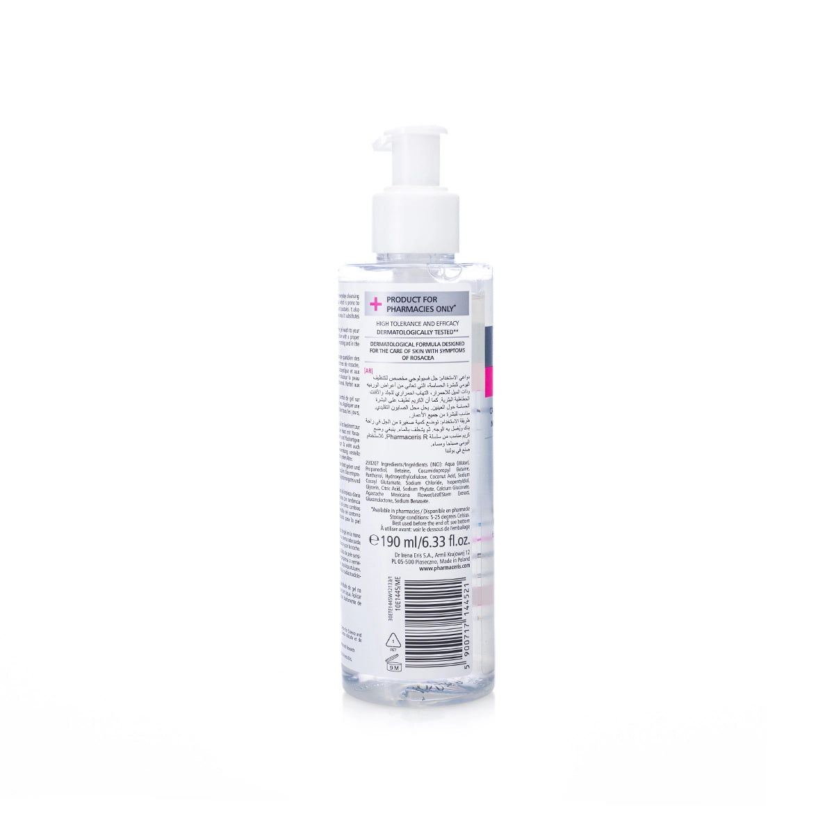 Pharmaceris R Puri-Rosalgin Soothing Physiological Gel Wash 190 Ml
