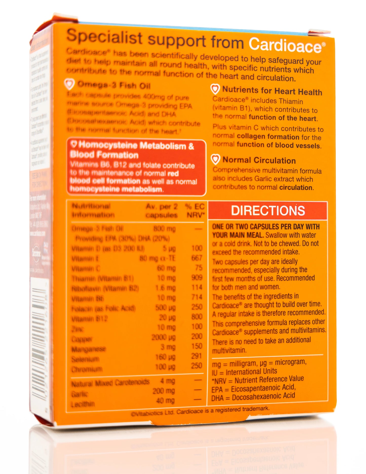 Vitabiotics Cardioace 30 Capsules