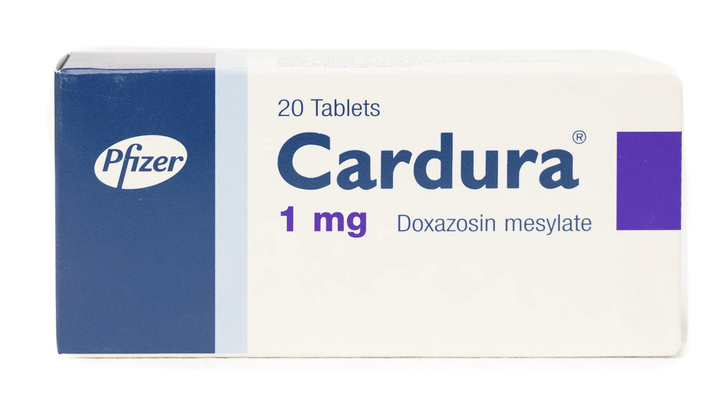 Cardura 1Mg 20Tablets