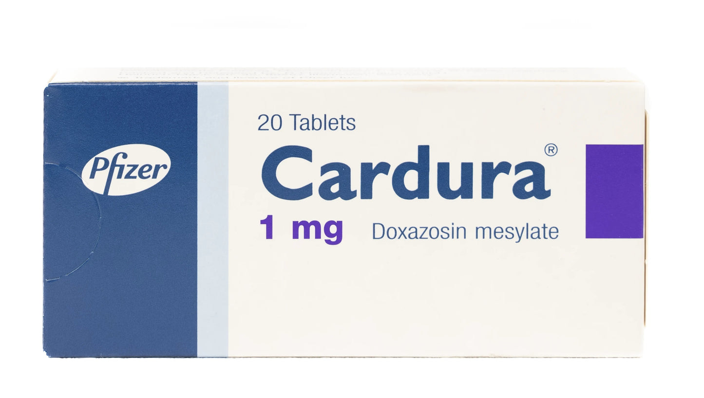 Cardura 1Mg 20Tablets