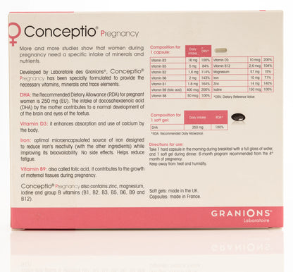 Conceptio Pregnancy 30 Days 30 Capsules+30Softgels