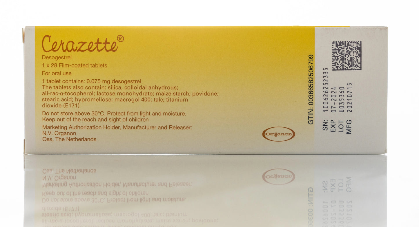 Cerazette 0.075Mg 28Tablets