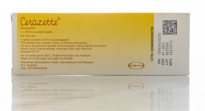 Cerazette 0.075Mg 28Tablets