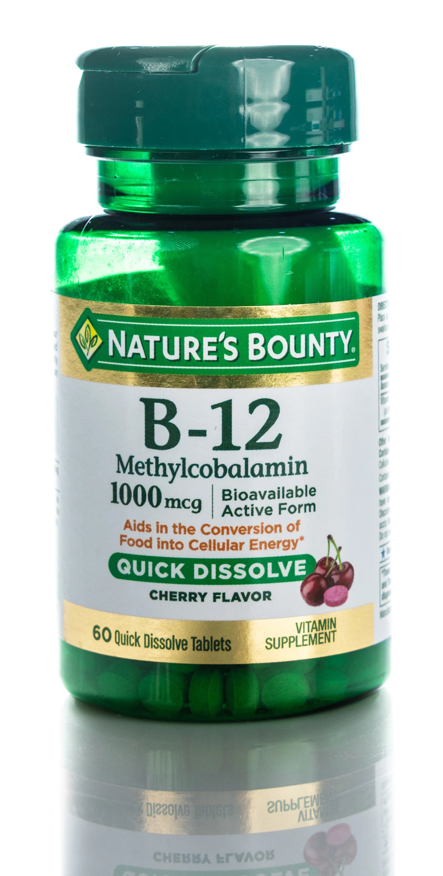 Nature's Bounty B-12 1000mcg 60 Quick Dissolve Tablets