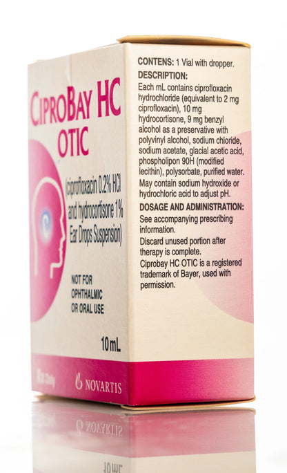 Ciprobay Hc Otic Suspension 10Ml