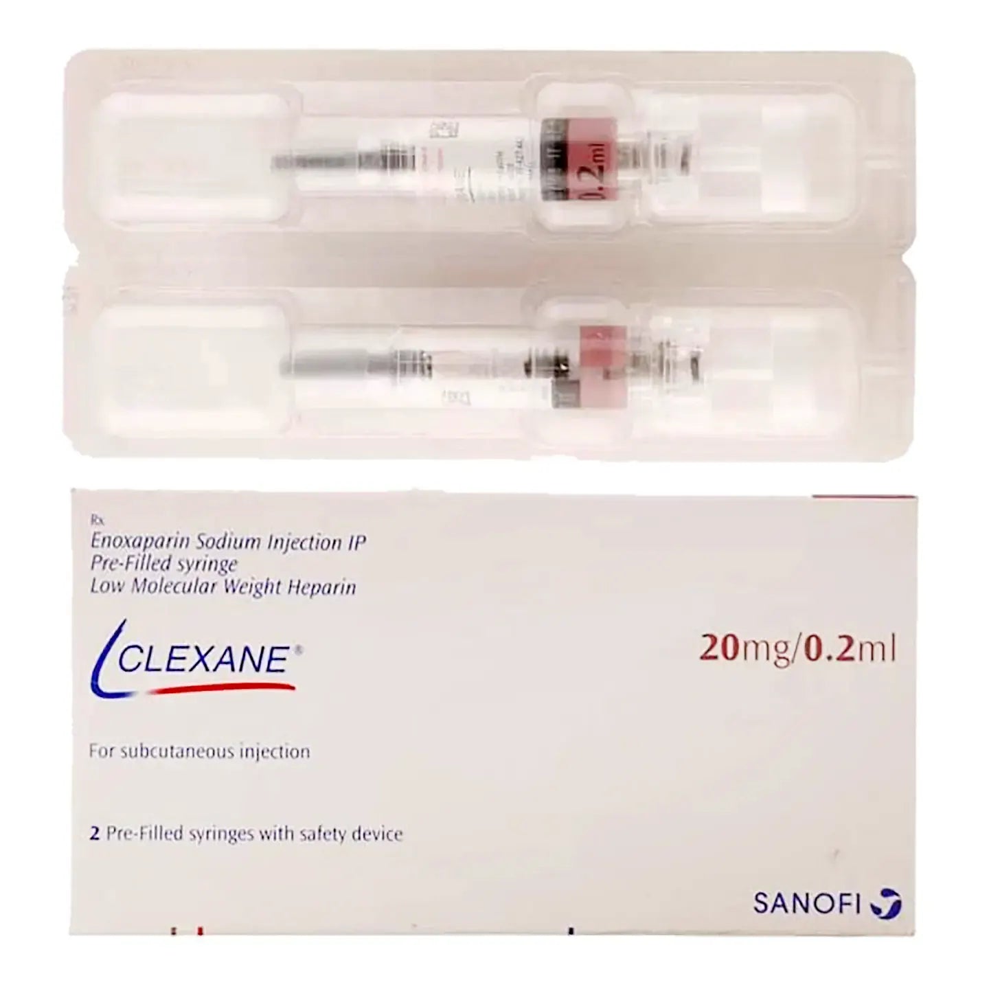 Clexane 20Mg/0.2Ml 2 Syringes
