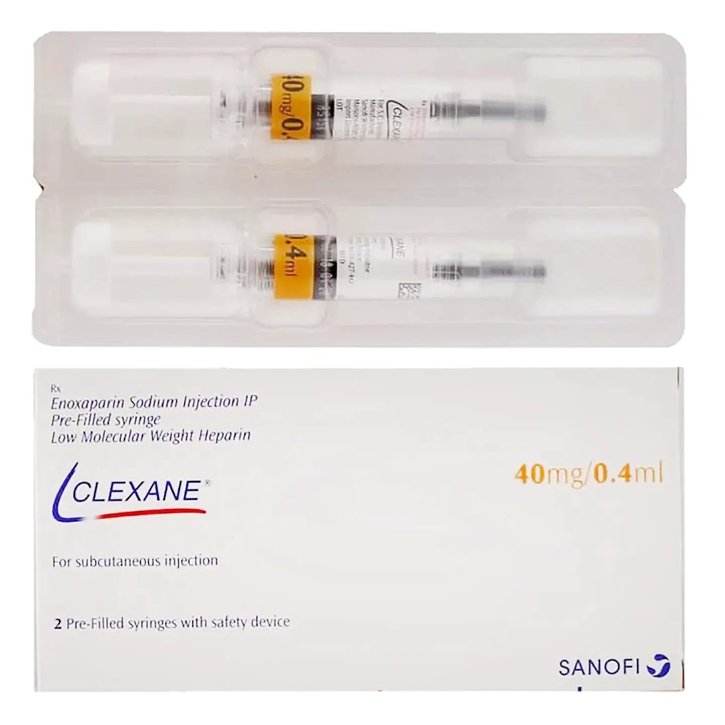 Clexane 40Mg/0.4Ml 2 Syringes
