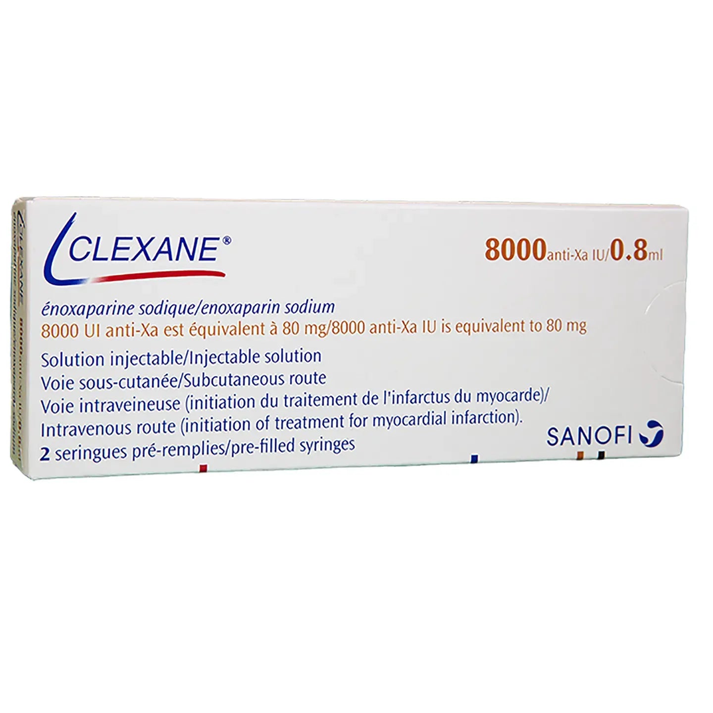 Clexane 80Mg/0.8Ml 2 Syringes
