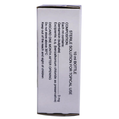 Cusi Gentamicin 0.3% Eye Drops 10Ml