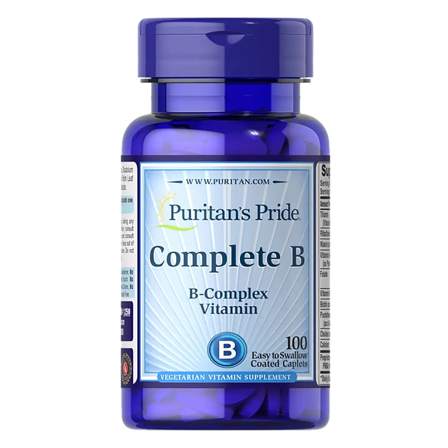 Puritan's Pride Complete B 100 Tablets